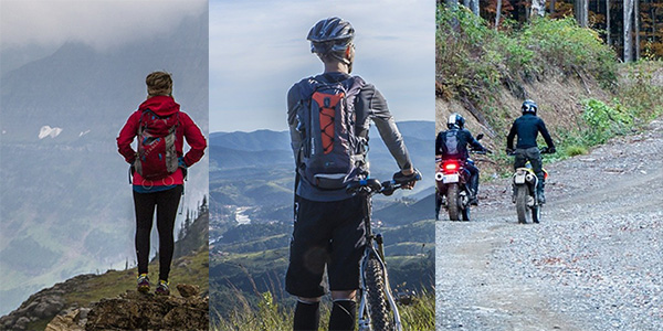 Randonneurs, cyclistes et motards visitent la Corse.